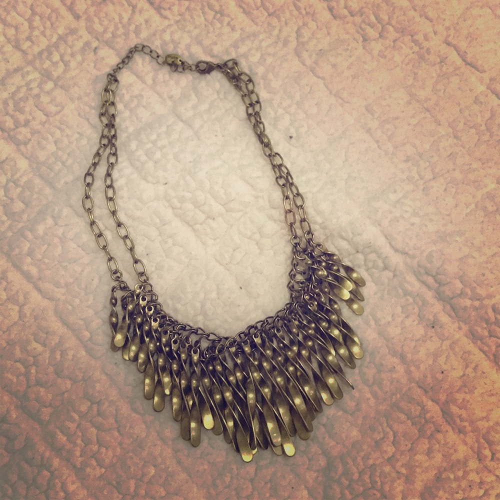 Lia Sophia Gold-Tone Bib Necklace
